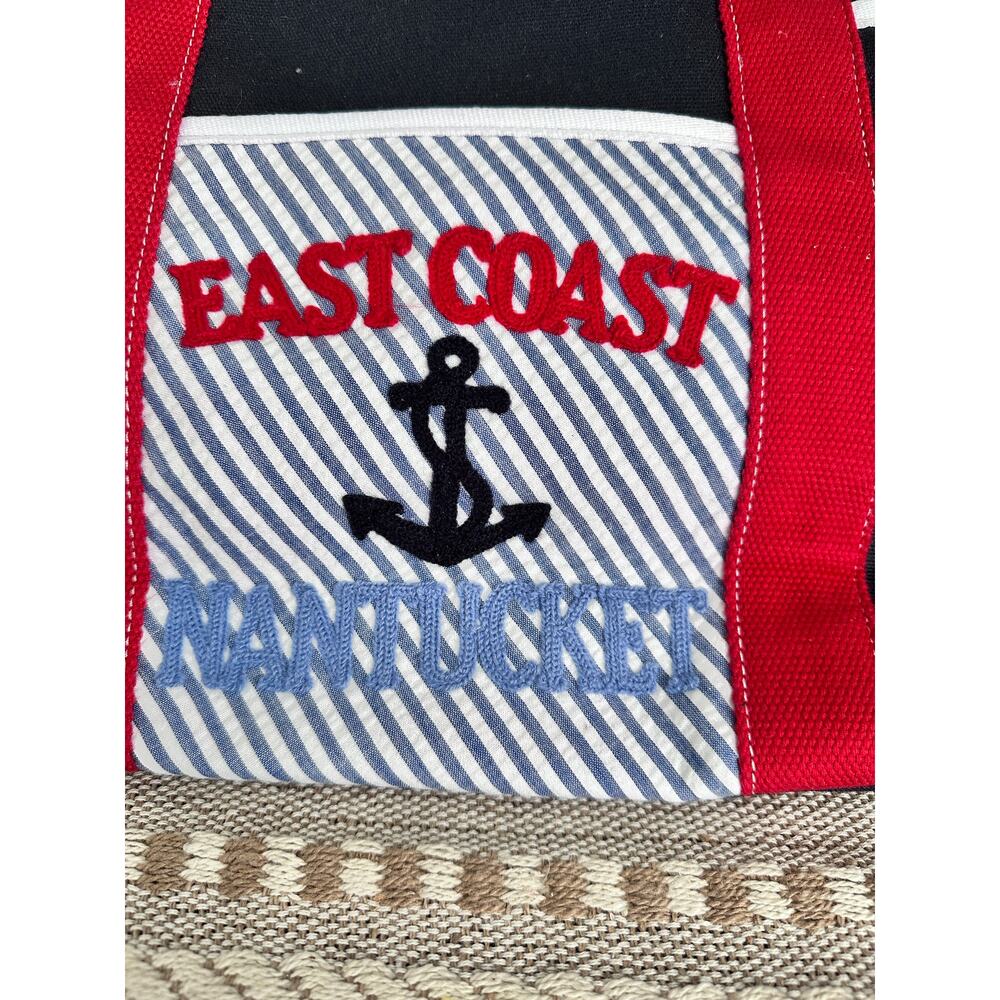 Talbots East Coast Anchor Nantucket Canvas Tote Bag - Limited Edition - Picture 3 of 5